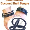 EZSTYLE Adult Unisex Coconut Shell Bangle / Gelang Tempurung Kelapa Uniseks Dewasa / 成人男女通用椰壳手镯